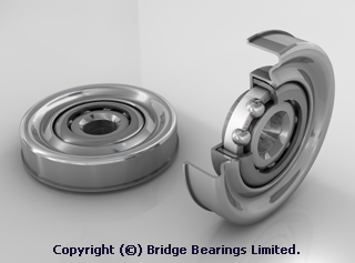 Semi Precision Bearings Technical Drawing